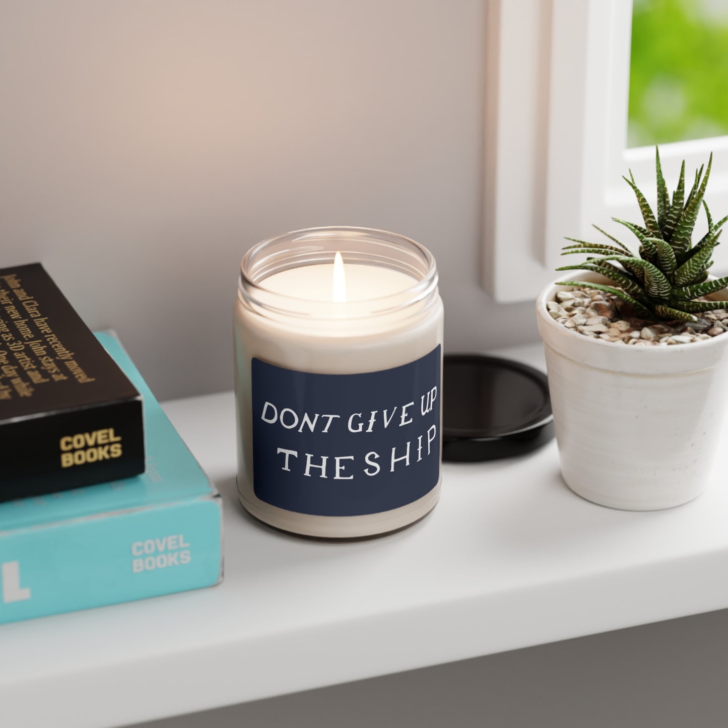 Don't Give Up The Ship Candle