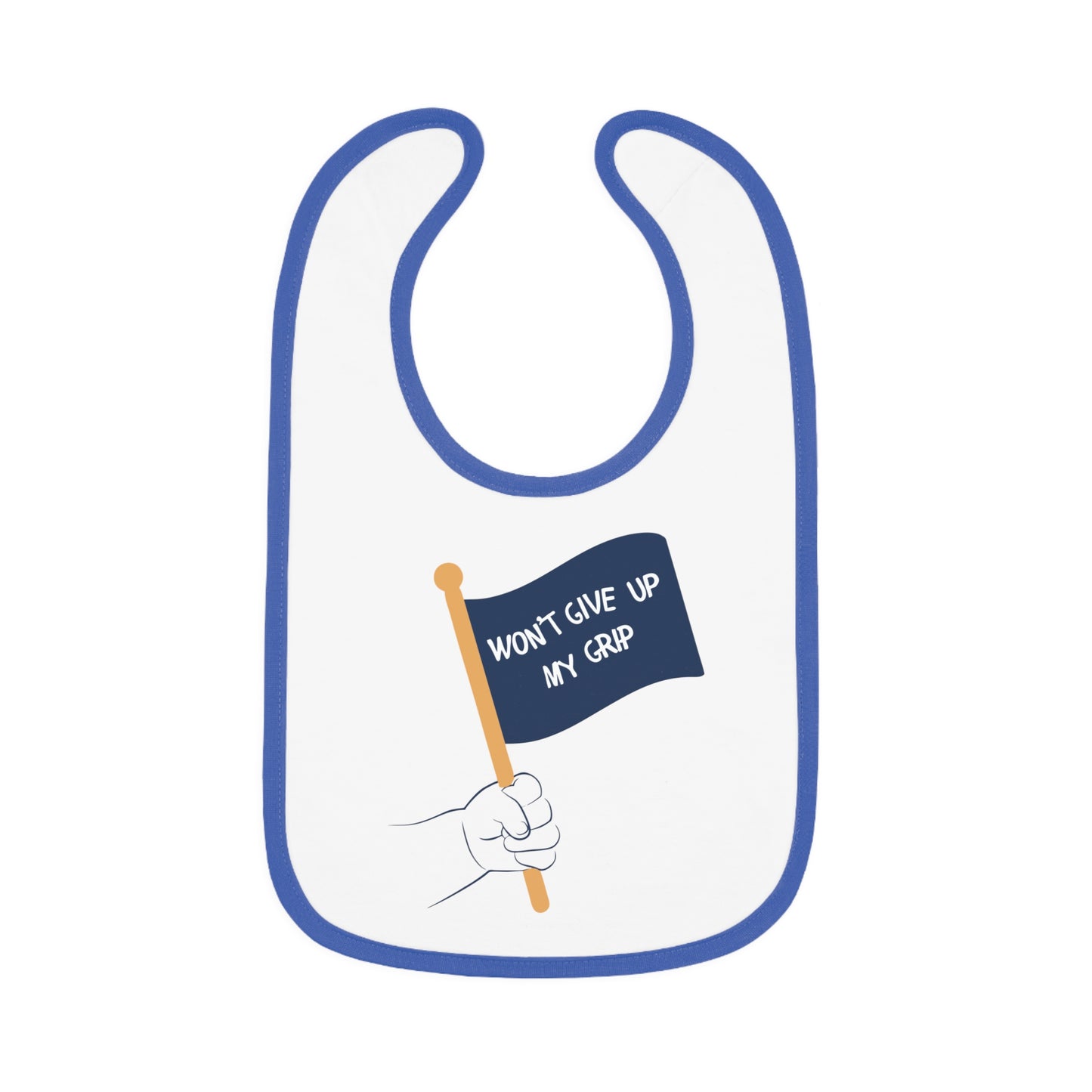 Won't Give Up My Grip Bib - Deckplate Designs