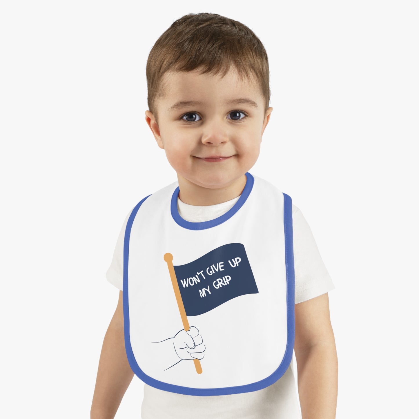 Won't Give Up My Grip Bib - Deckplate Designs