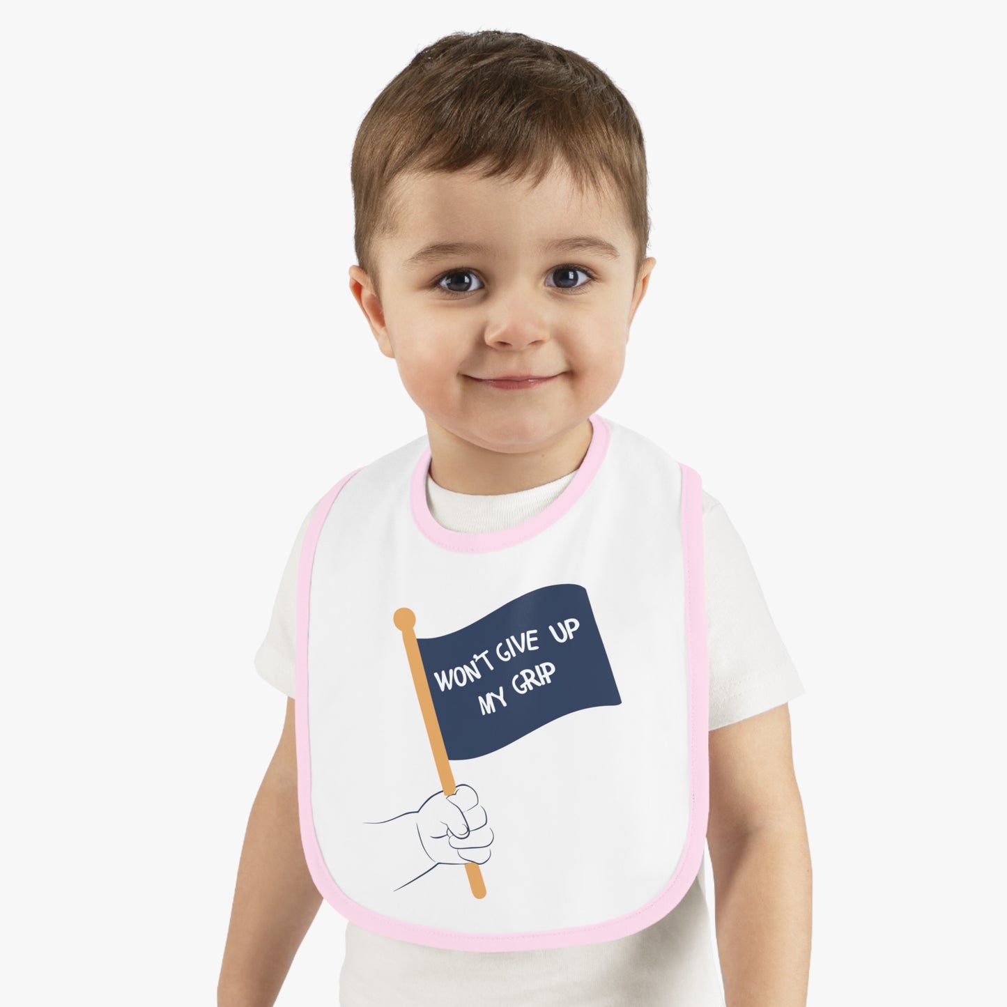 Won't Give Up My Grip Bib - Deckplate Designs