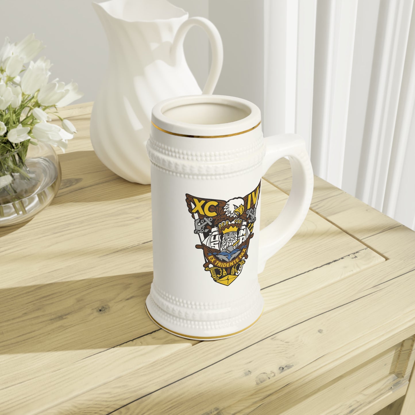 22 oz Ceramic Stein