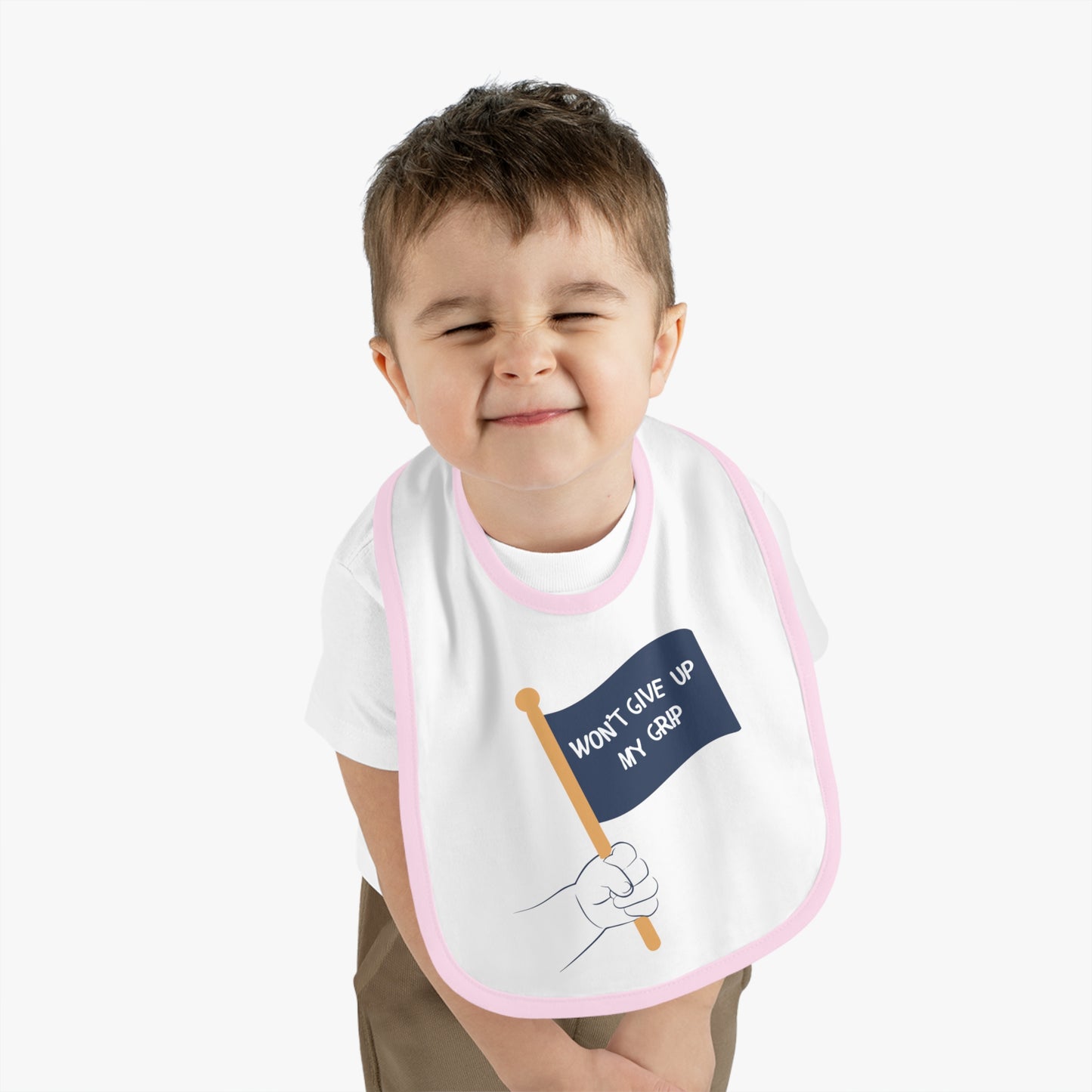 Won't Give Up My Grip Bib - Deckplate Designs