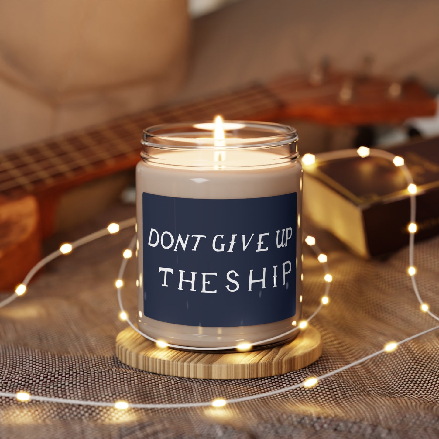 Don't Give Up The Ship Candle