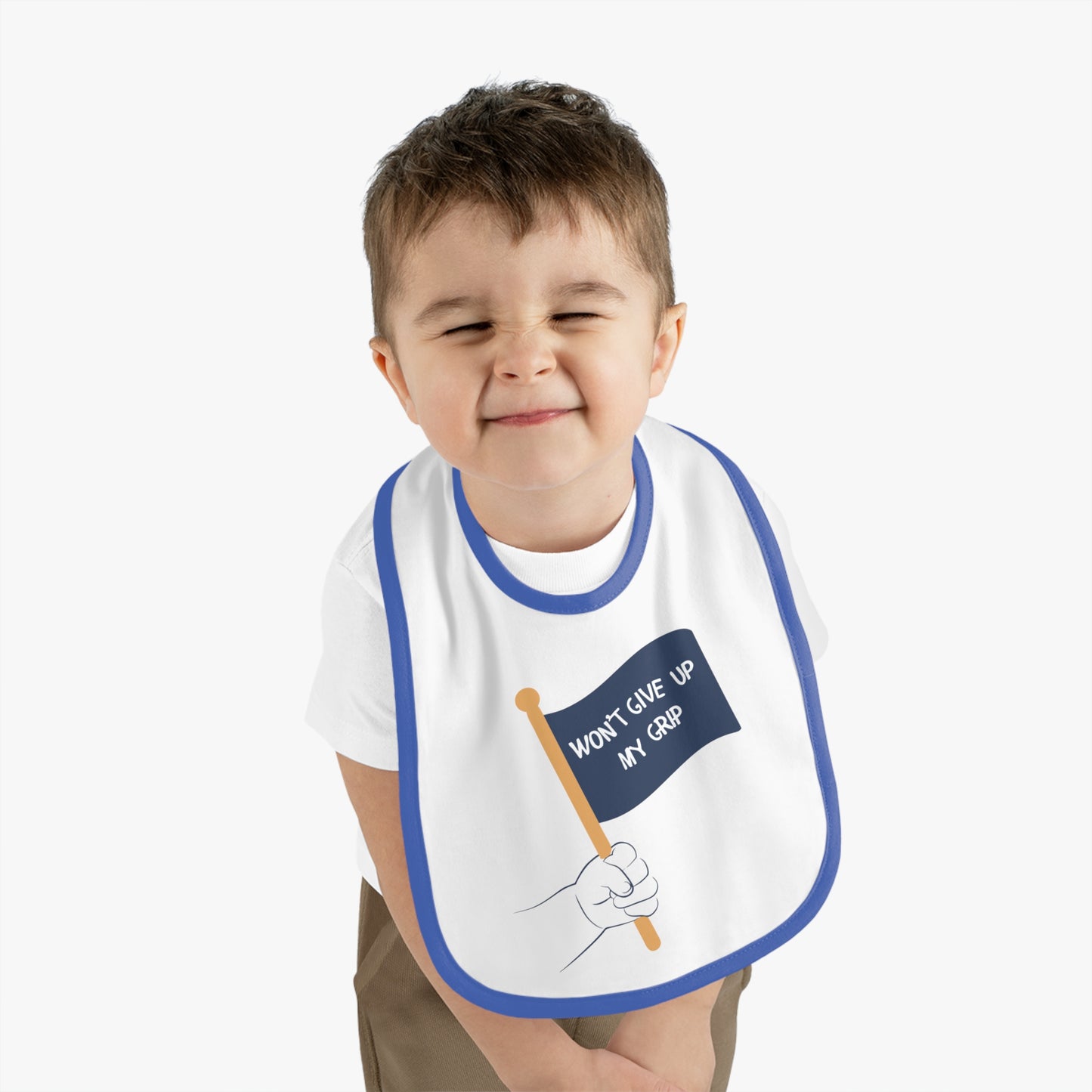 Won't Give Up My Grip Bib - Deckplate Designs