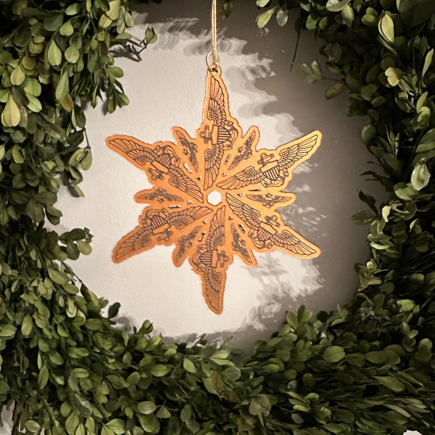 Warfare Pin Snowflake Ornaments