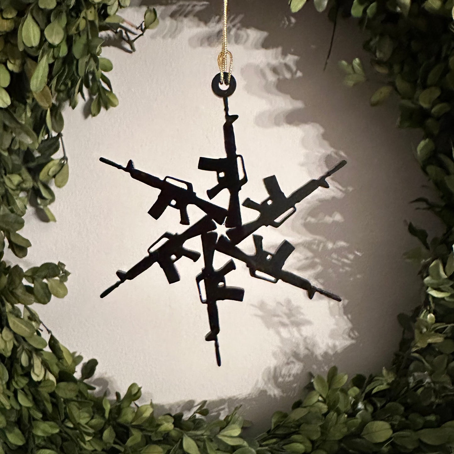 USMC Snowflake Ornaments