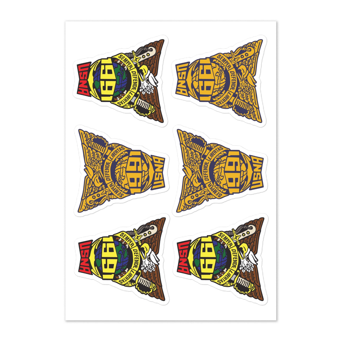 Class of '91 Sticker sheet