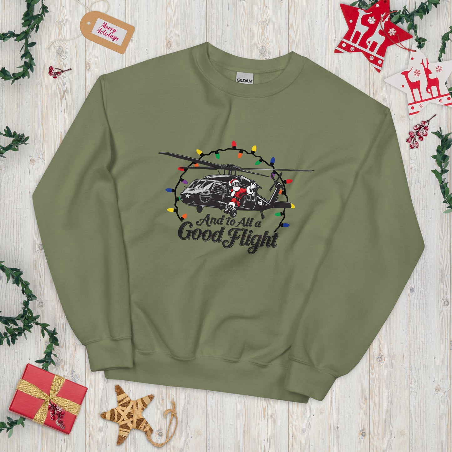 And To All a Good Flight SH-60 Sweater