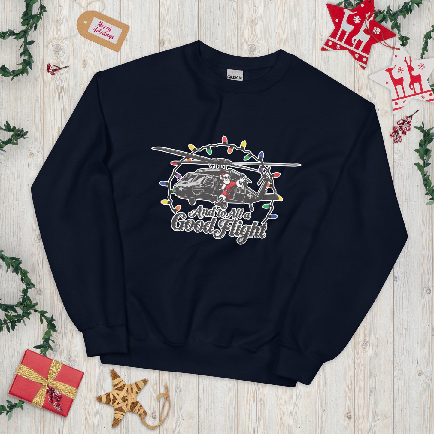 And To All a Good Flight SH-60 Sweater