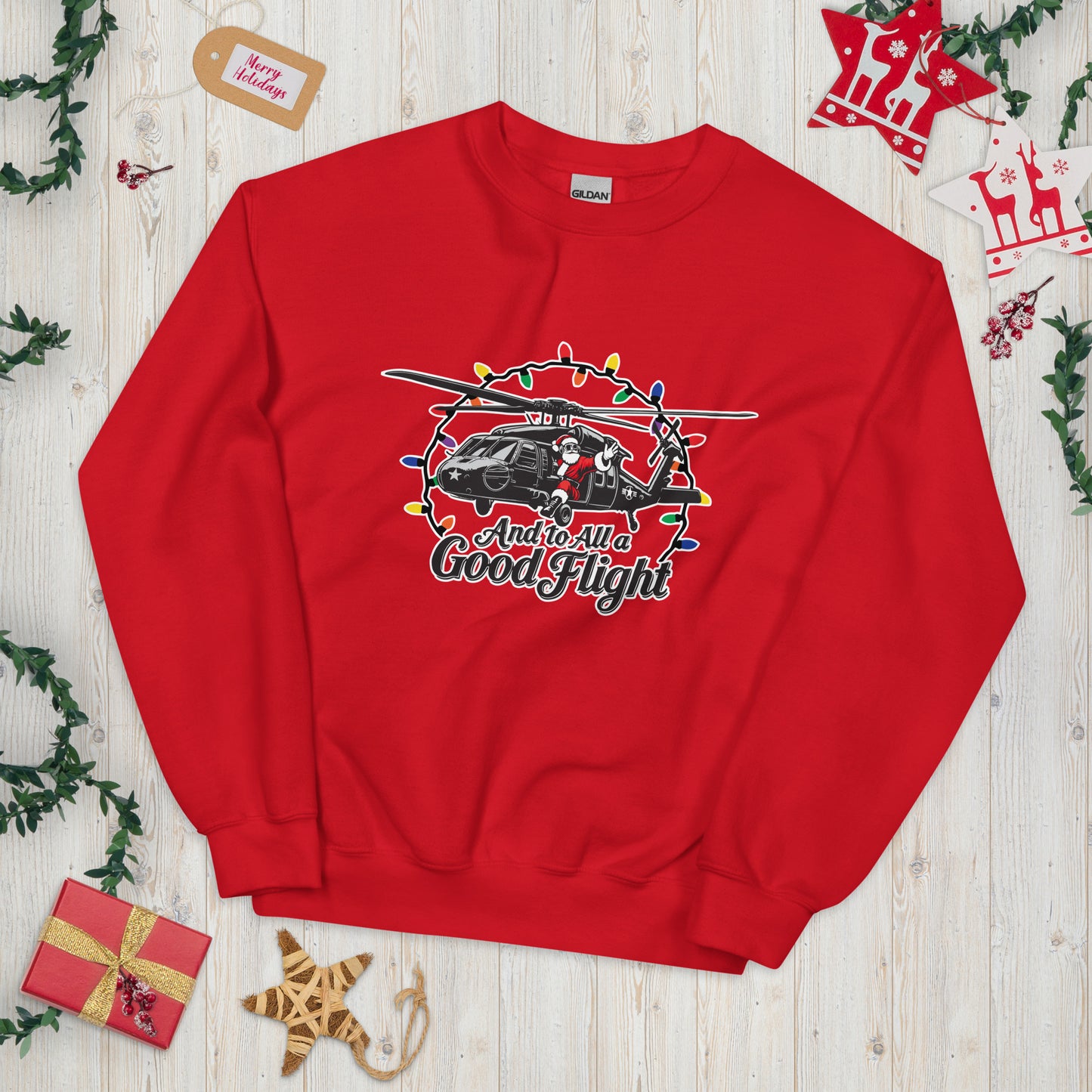 And To All a Good Flight SH-60 Sweater