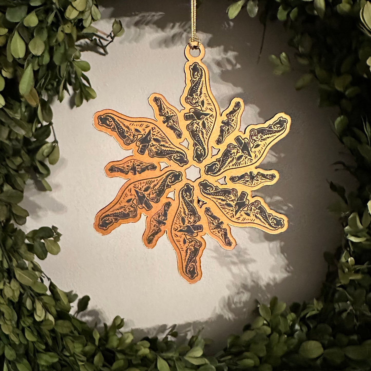 Warfare Pin Snowflake Ornaments