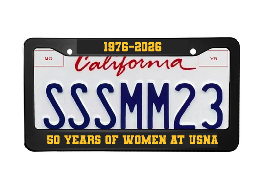 USNA Women License Plate Frame