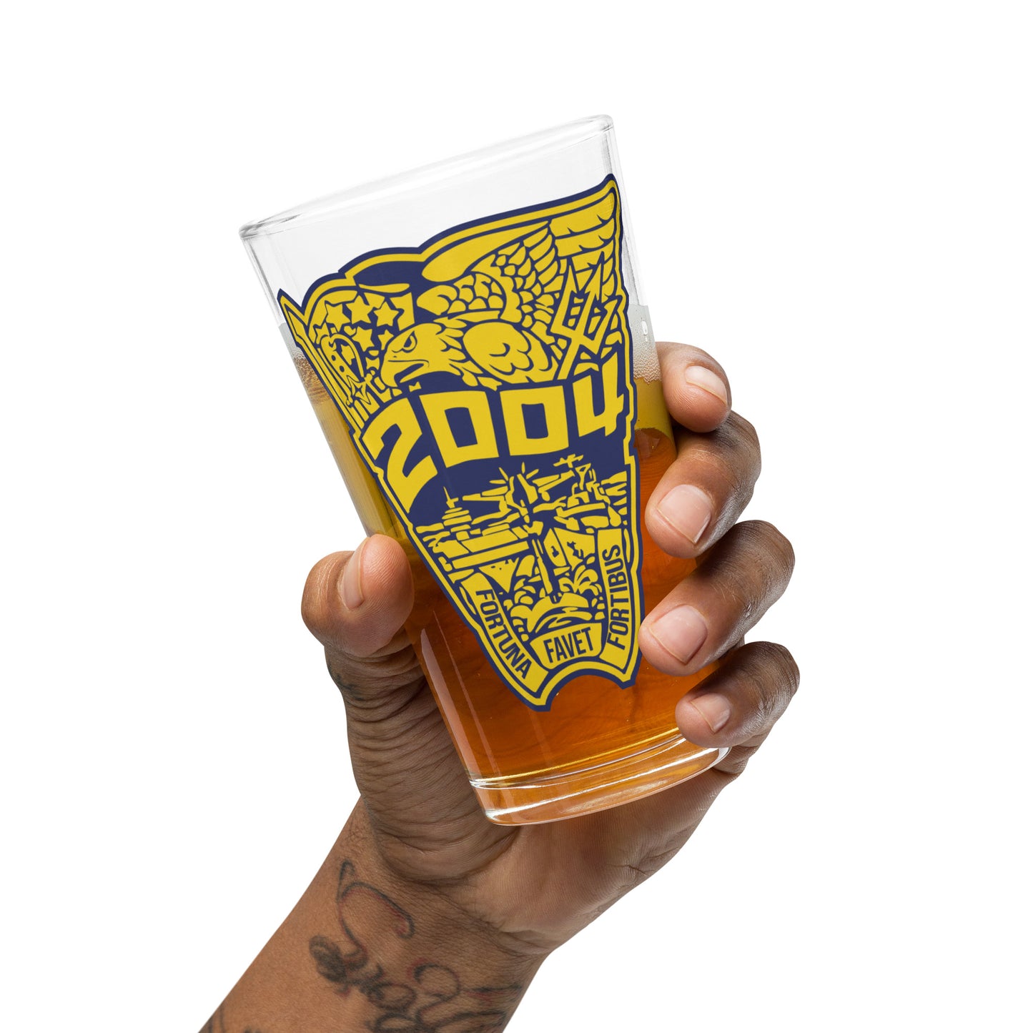 Shaker pint glass