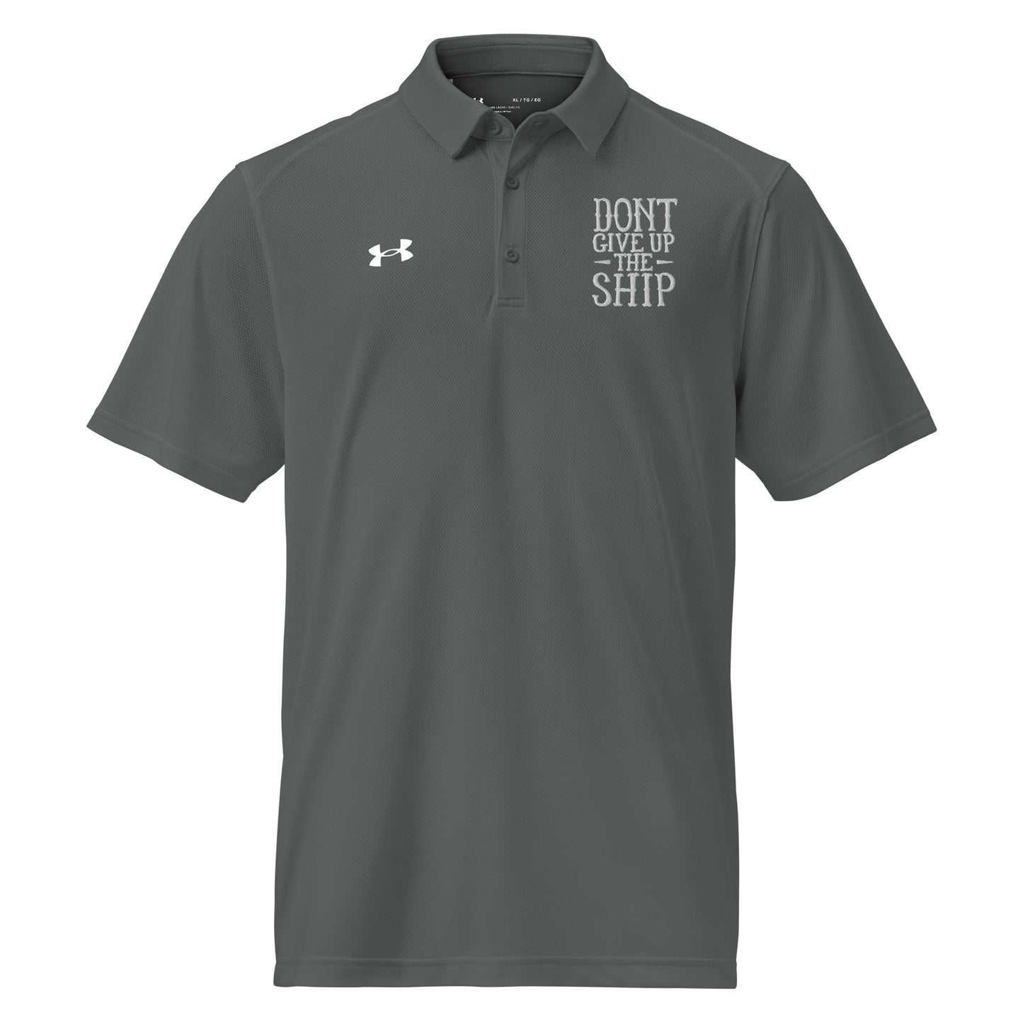 Don't Give Up The Ship Under Armour® men's polo