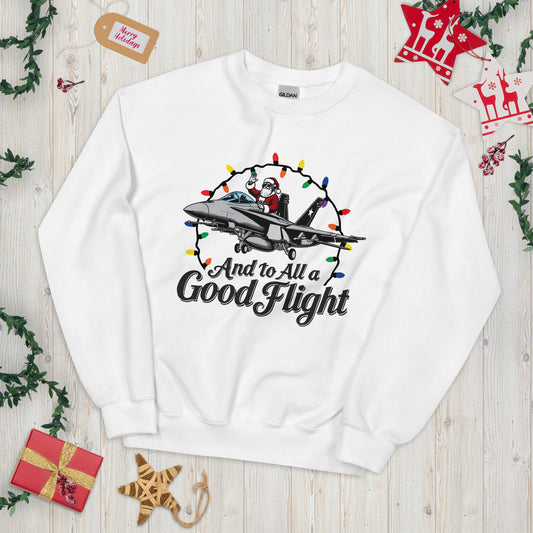 And To All a Good Flight F-18 Sweater