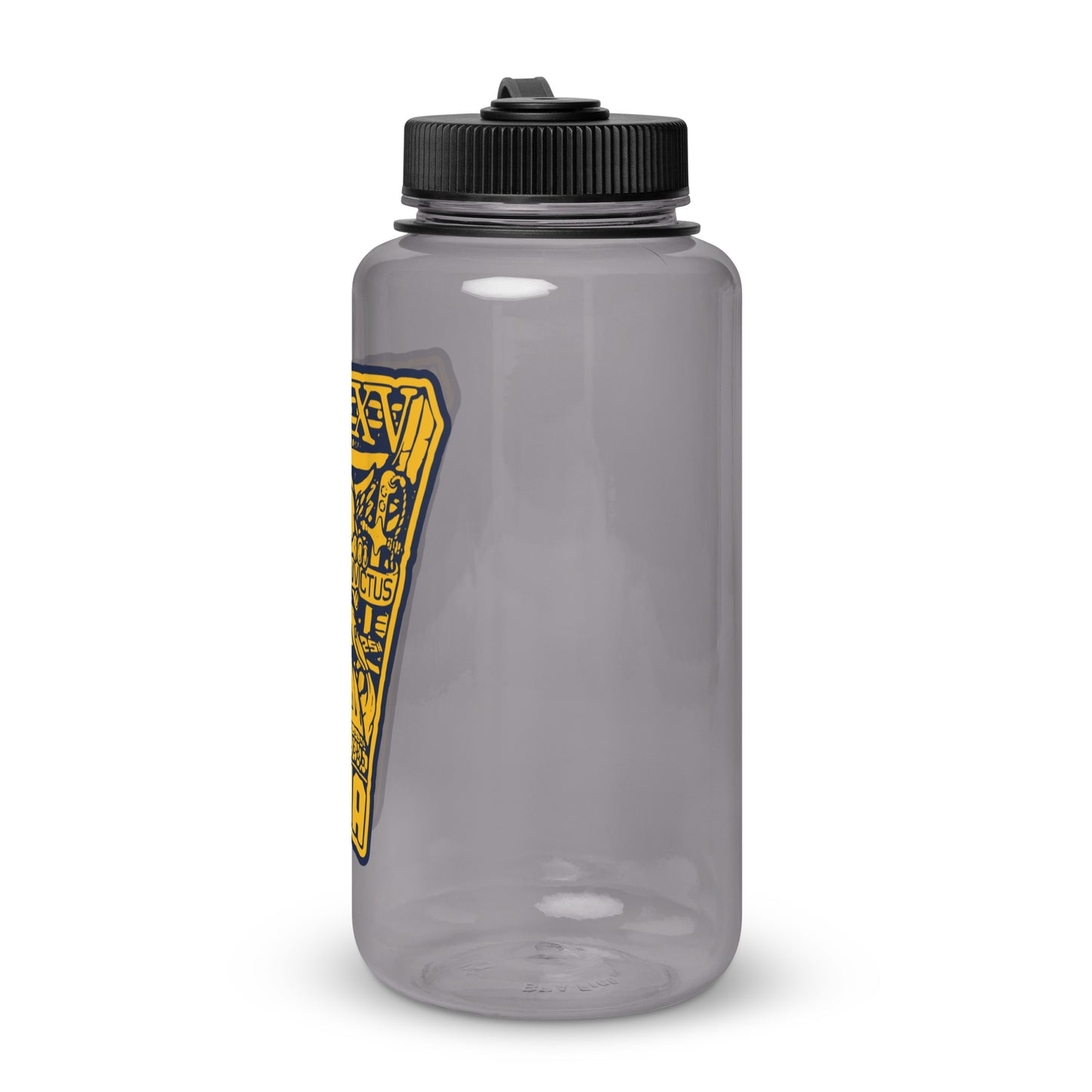 Wide mouth plastic water bottle