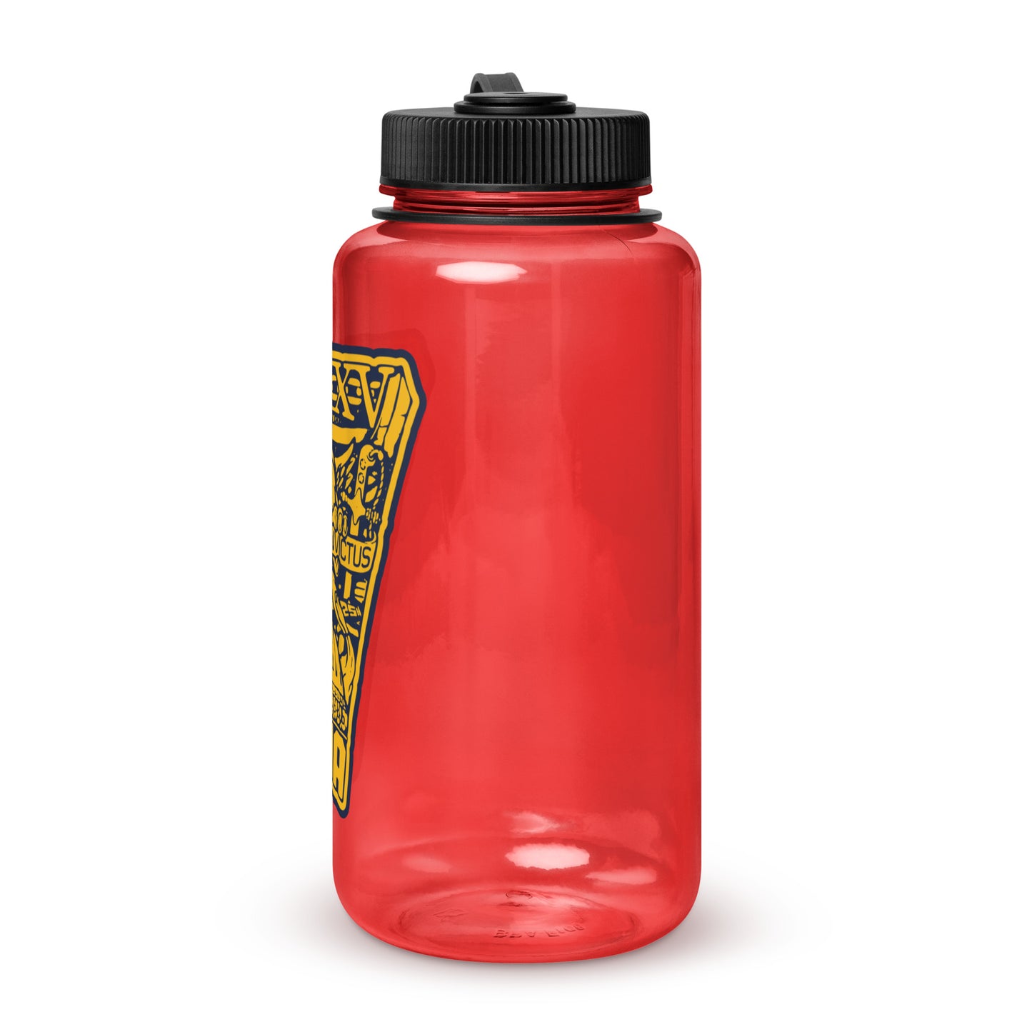 Wide mouth plastic water bottle